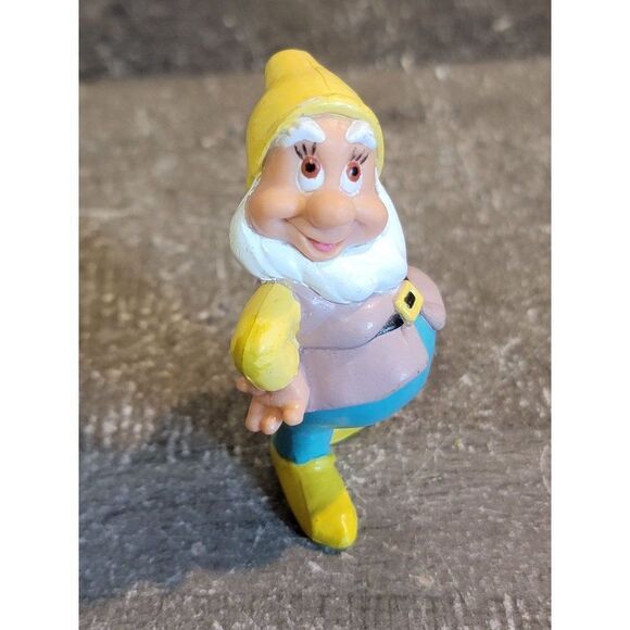 Mattel 1993 Seven Dwarfs happy Disney toy figure - Picture 2 of 4